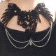 Collier Dentelle et Chaînes